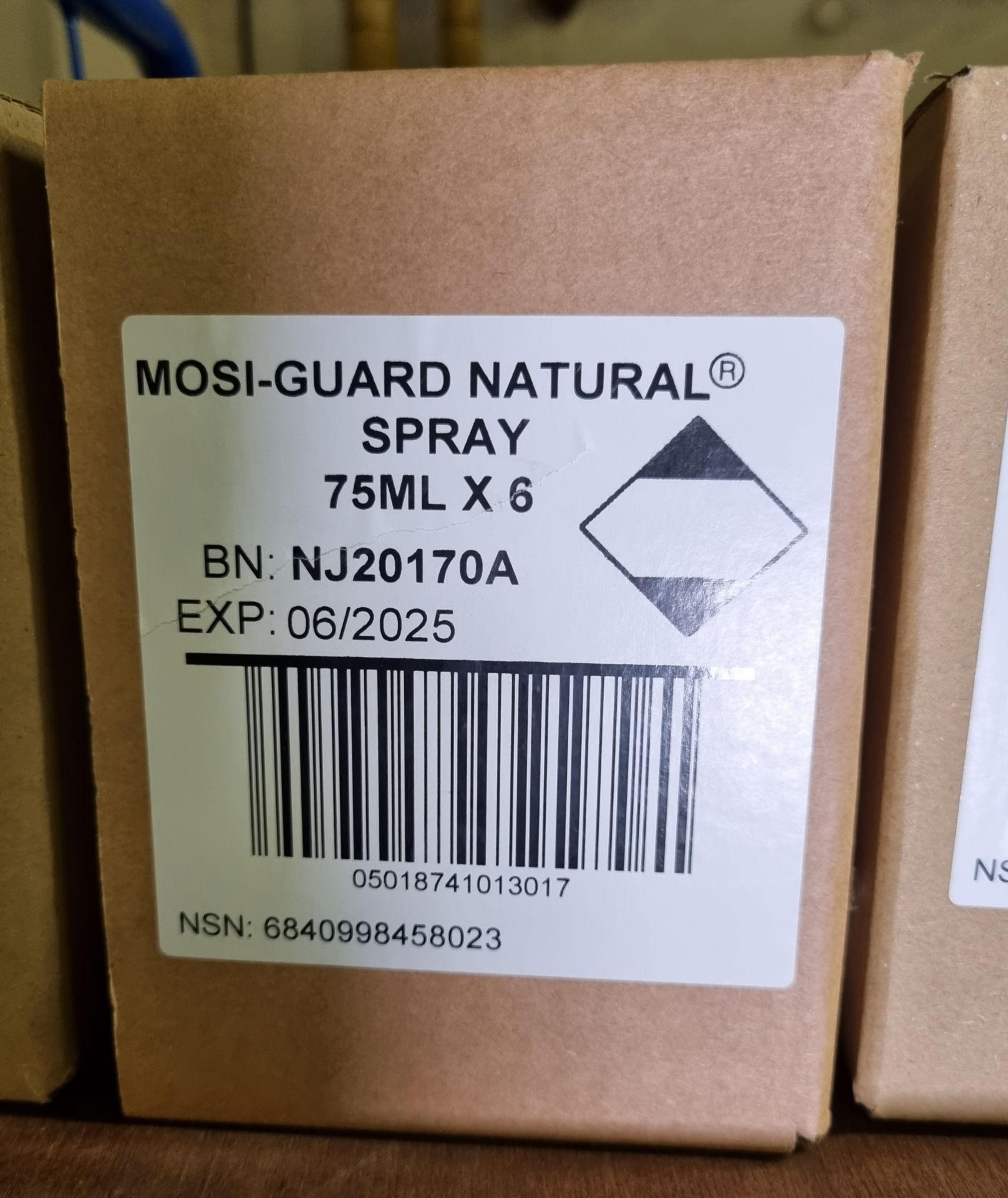 32x boxes of Mosi-Guard Natural Spray - 6x 75ml bottles per box - Image 2 of 5