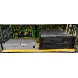 2x APC Smart UPS 1000 230v input rack mount uninterruptible power supplies, AVX PDA1000 hearing loop