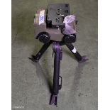 Instro Precision pan tilt head with camera fixing bracket and tripod
