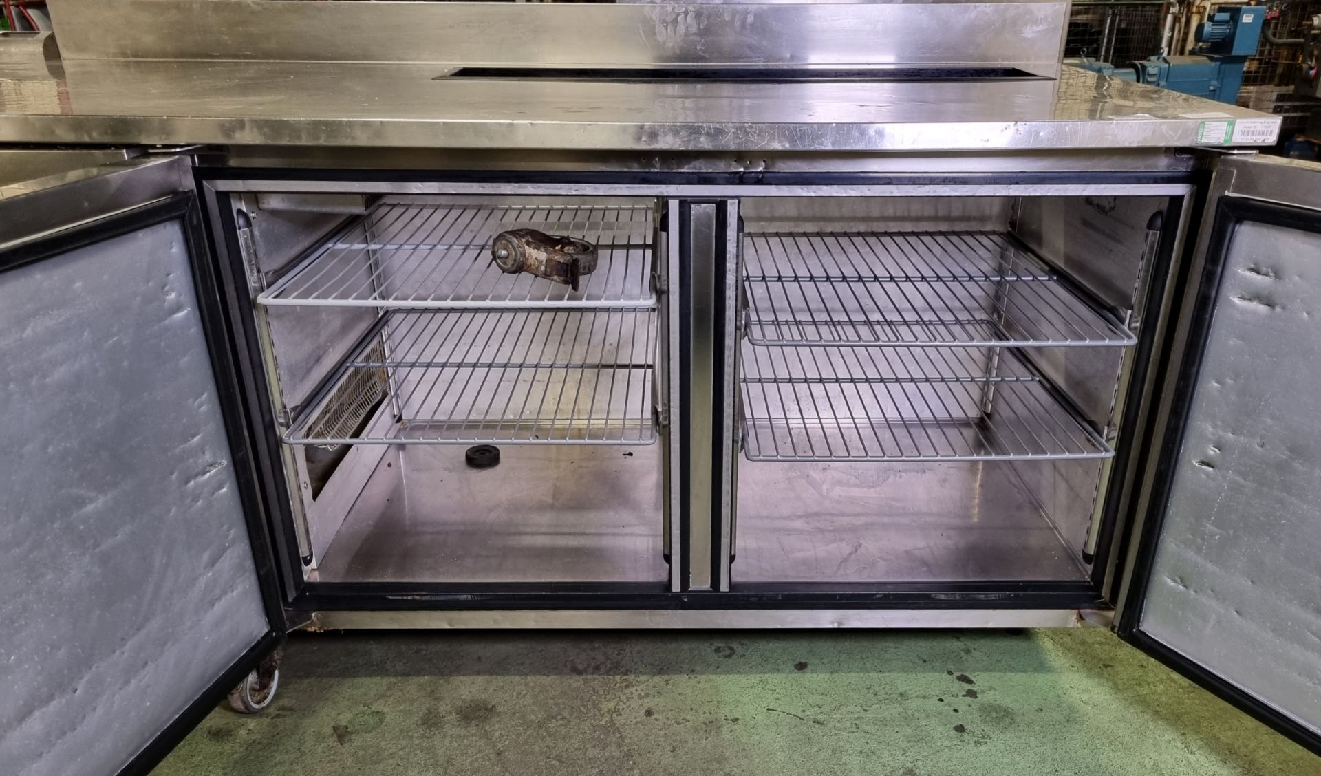 Foster Pro2/2H-A double door bench fridge - W 1540 x D 820 x H 1000 mm - Bild 3 aus 5
