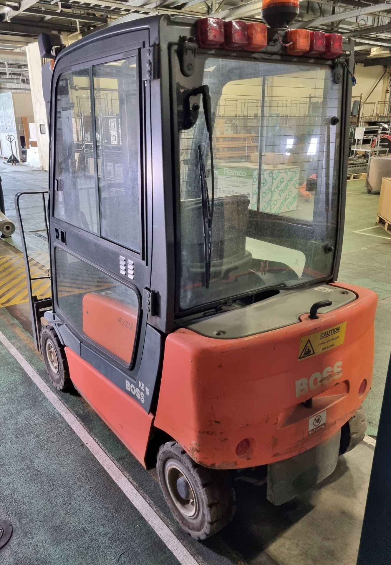 Steinbock Boss KE16 4 wheel electric forklift - L 2750 x W 1000 x H 2000mm - NEEDS NEW BATTERY - Image 6 of 24