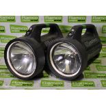 2x Dragon T12 12V portable torches