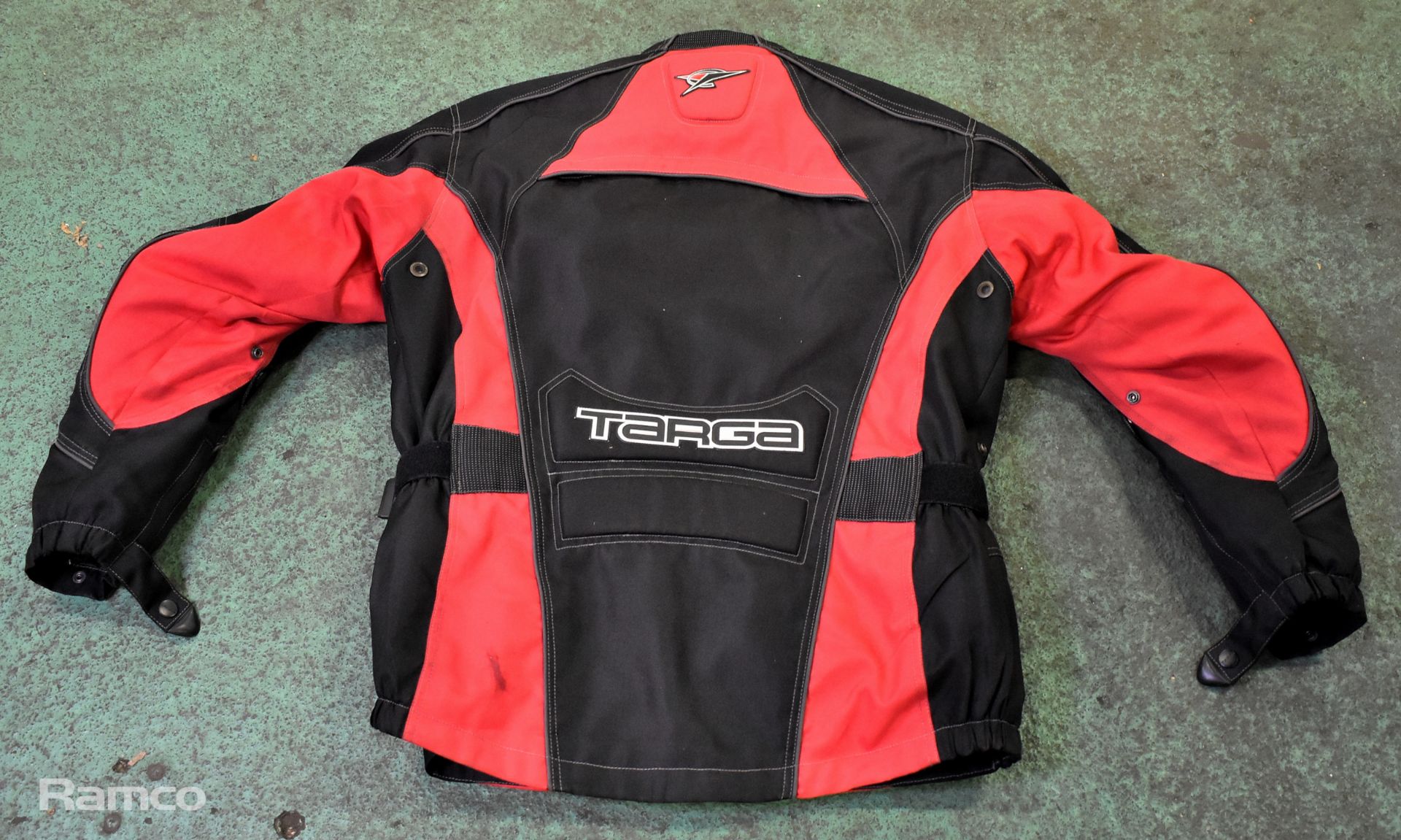 Buffalo black textile motorcycle jacket - Size: XS, Targa black and red textile motorcycle jacket - Image 6 of 15