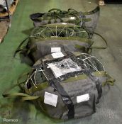 3x Heavy duty rope - dark green - 90ft - in bags