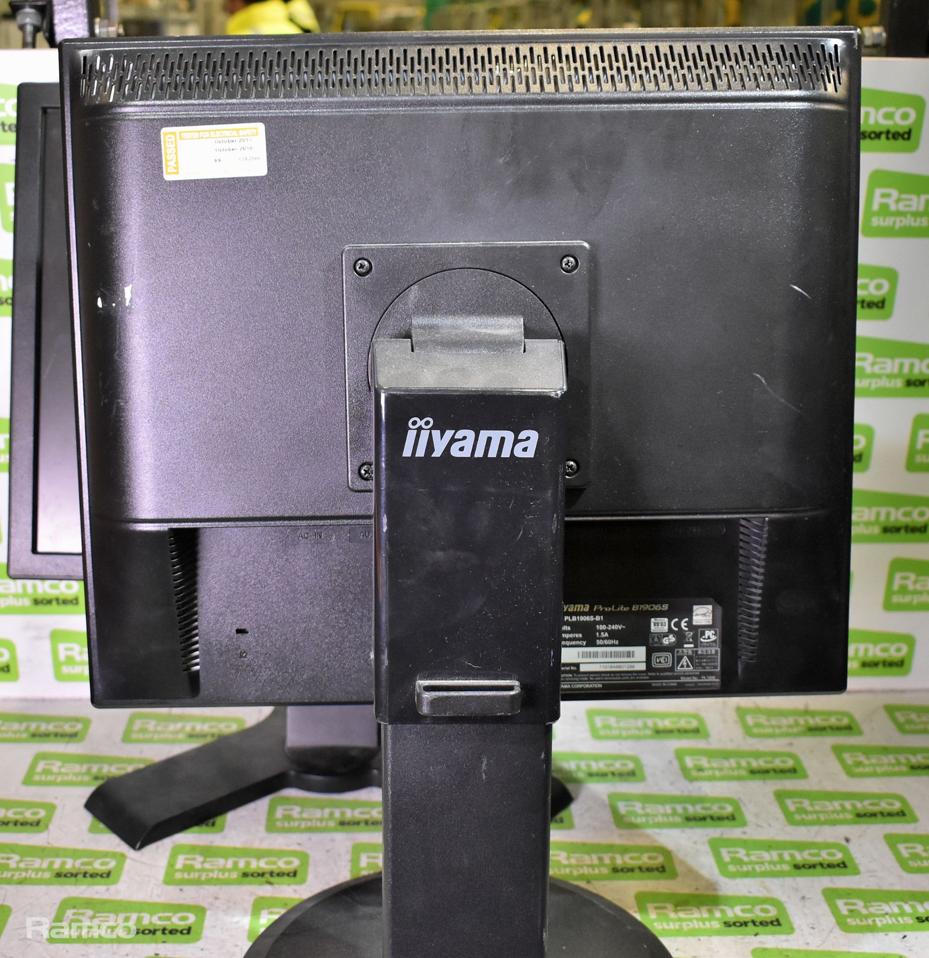 IIyama B19065 monitor, Dell E170SB computer monitor - Image 3 of 7