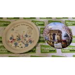 Limoges L'Arc De Triomphe limited edition plate - Edition number: GQ A33, Poole "Springtime on your