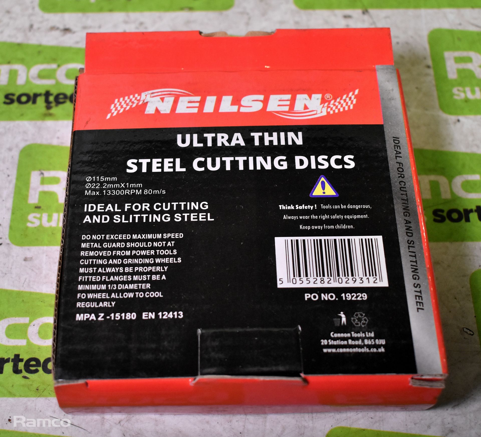 6x Dekton 80mm M14 twist knot wire cup brushes, 5x packs of Neilson steel ultra cutting discs - Image 12 of 12