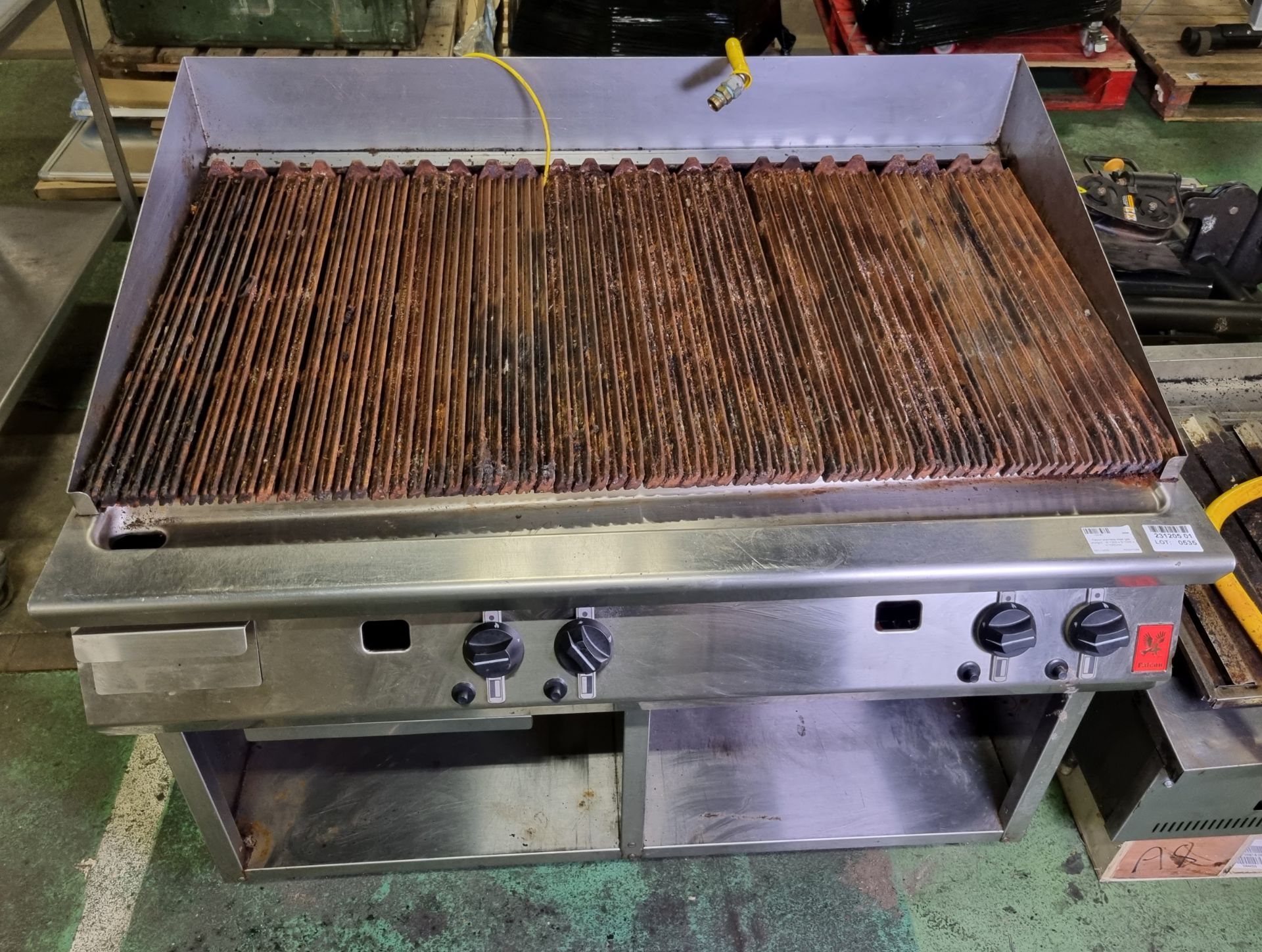 Falcon stainless steel gas chargrill - W 1200 x D 1000 x H 1050mm - Image 2 of 3