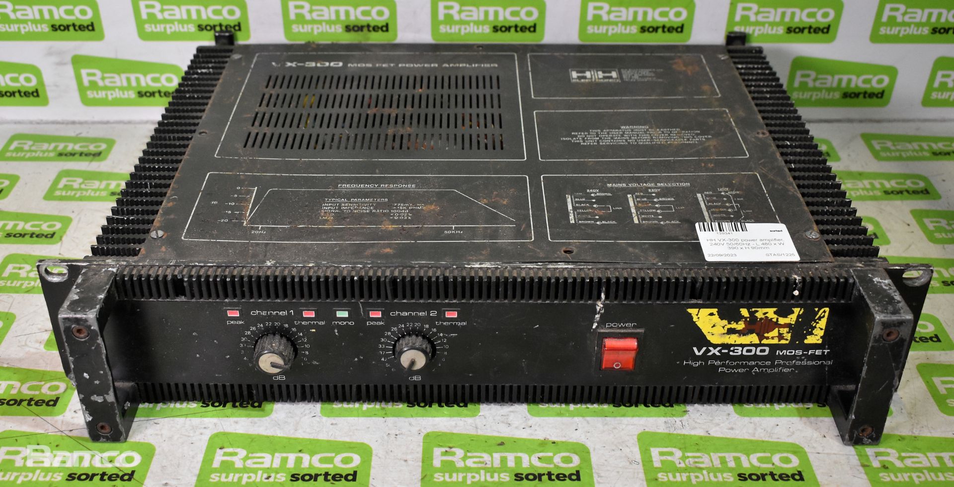 Kenwood DMF-3020 minidisc player, 230V 50Hz - L 490 x W 390 x H 90mm, Sony 530 AM/FM stereo tuner - Image 10 of 14
