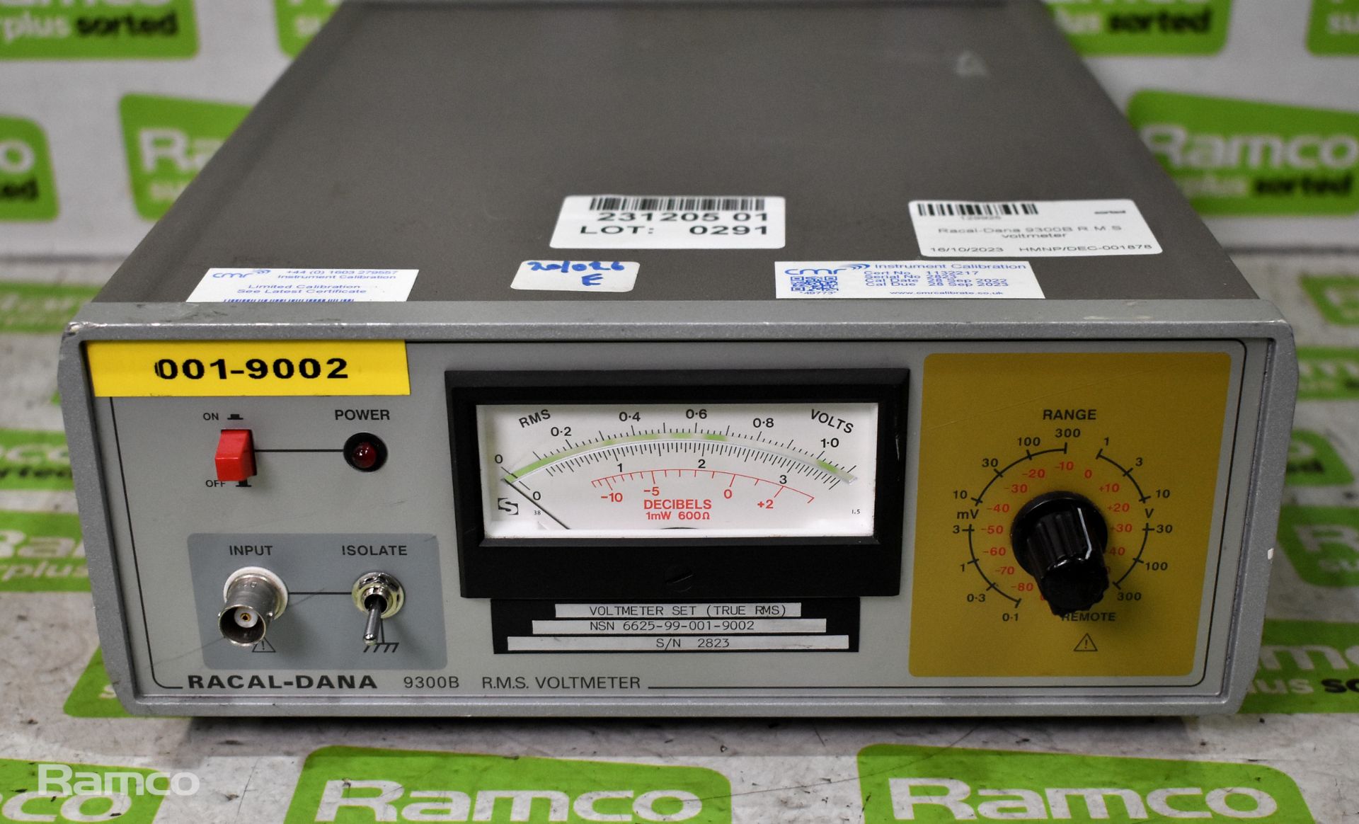 Racal-Dana 9300B R.M.S. voltmeter - Image 2 of 4