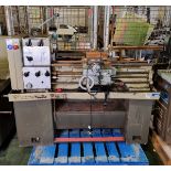 Harrison M300 bench lathe - W 1700 x D 1000 x H 1250mm - AS SPARES OR REPAIRS
