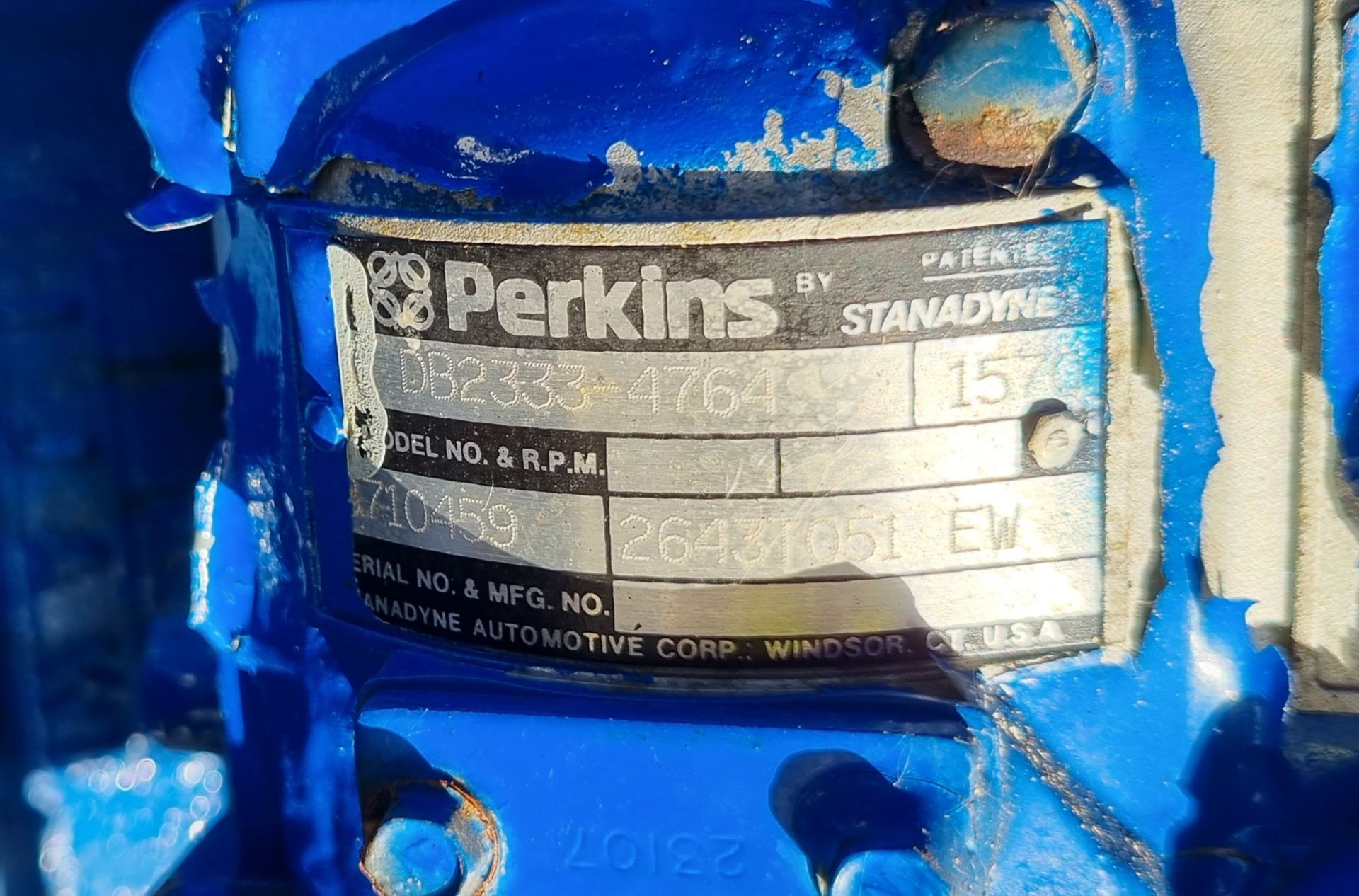Perkins P25SP trailered generator - 240/120V - 25 kVA - 50Hz - 1500 RPM - Total hours 2878 - Image 15 of 20