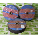 18x Silverline 9" metal grinding discs