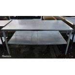 Stainless steel preparation table - L 1680 x W 870 x H 840mm