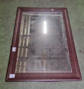 Wooden framed mirror - Frame size - W 770 x H 1070mm