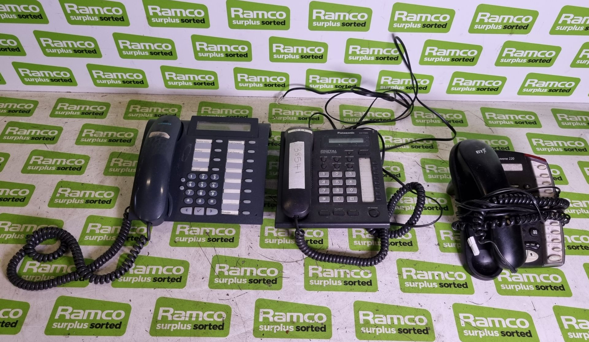 33x Siemens OptiPoint 410 Standard manganese (colour) office phones - W 220 x D 220 x H 105mm - Image 2 of 6