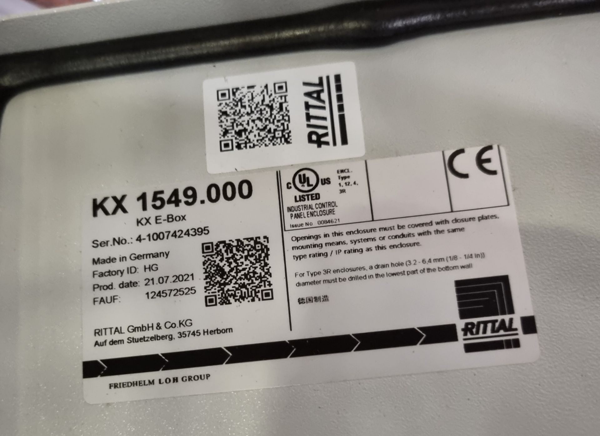 3x Rittal KX 1549.000 electrical connection boxes, 6x Electrical plastic junction box - Bild 5 aus 6