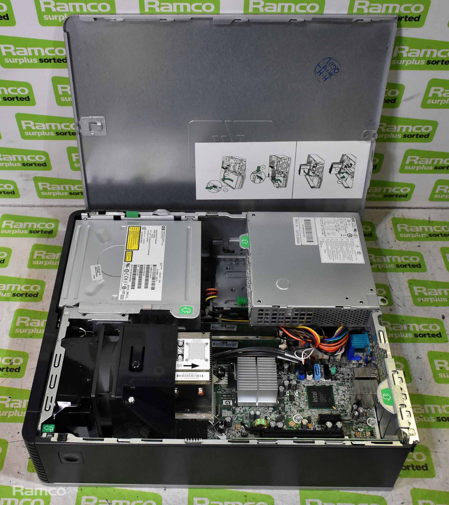 HP Compaq dc7900 small form factor computer with keyboard and mouse - NO HARD DRIVE - Image 6 of 11