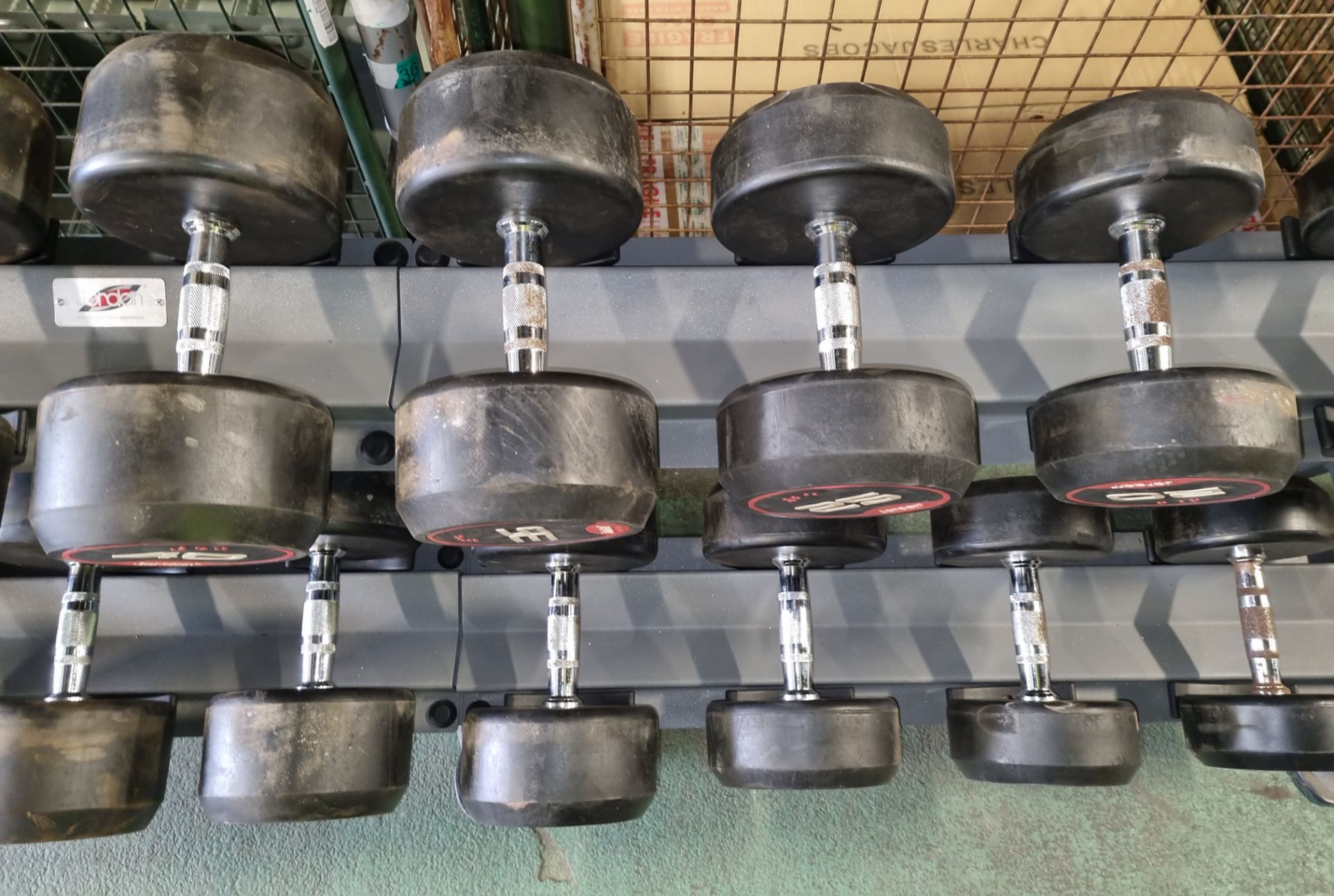 Jordan dumbell weight rack with weights 2.5kg to 50kg - see pictures - Image 7 of 12