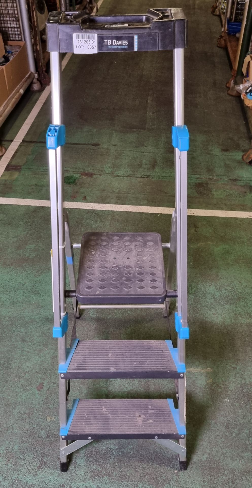 TB Davies 3 tread premier XL platform step ladder - Bild 2 aus 4