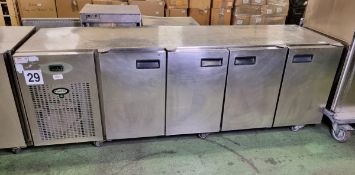 Foster EPRO1/4H refrigerator - L 2320 x W 700 x H 830mm - 4 door