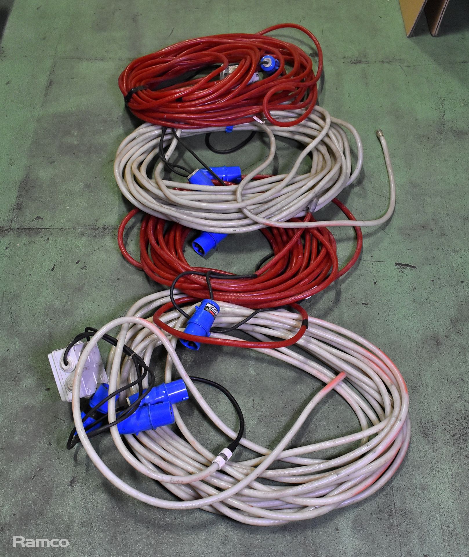 Professional 230V rope light with assorted colours, Red & white - unknown length