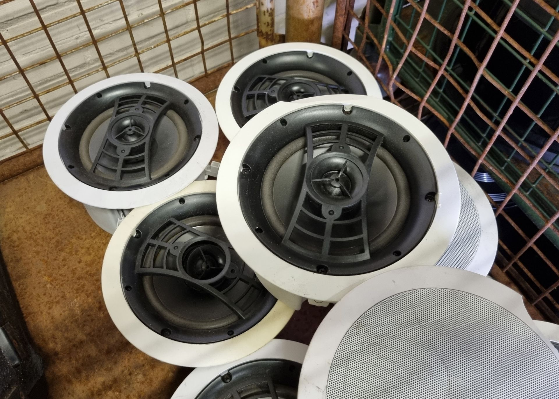 10x Vision CS-1600 30W ceiling speakers - L 230 x W 230 x H 140mm - Image 2 of 6