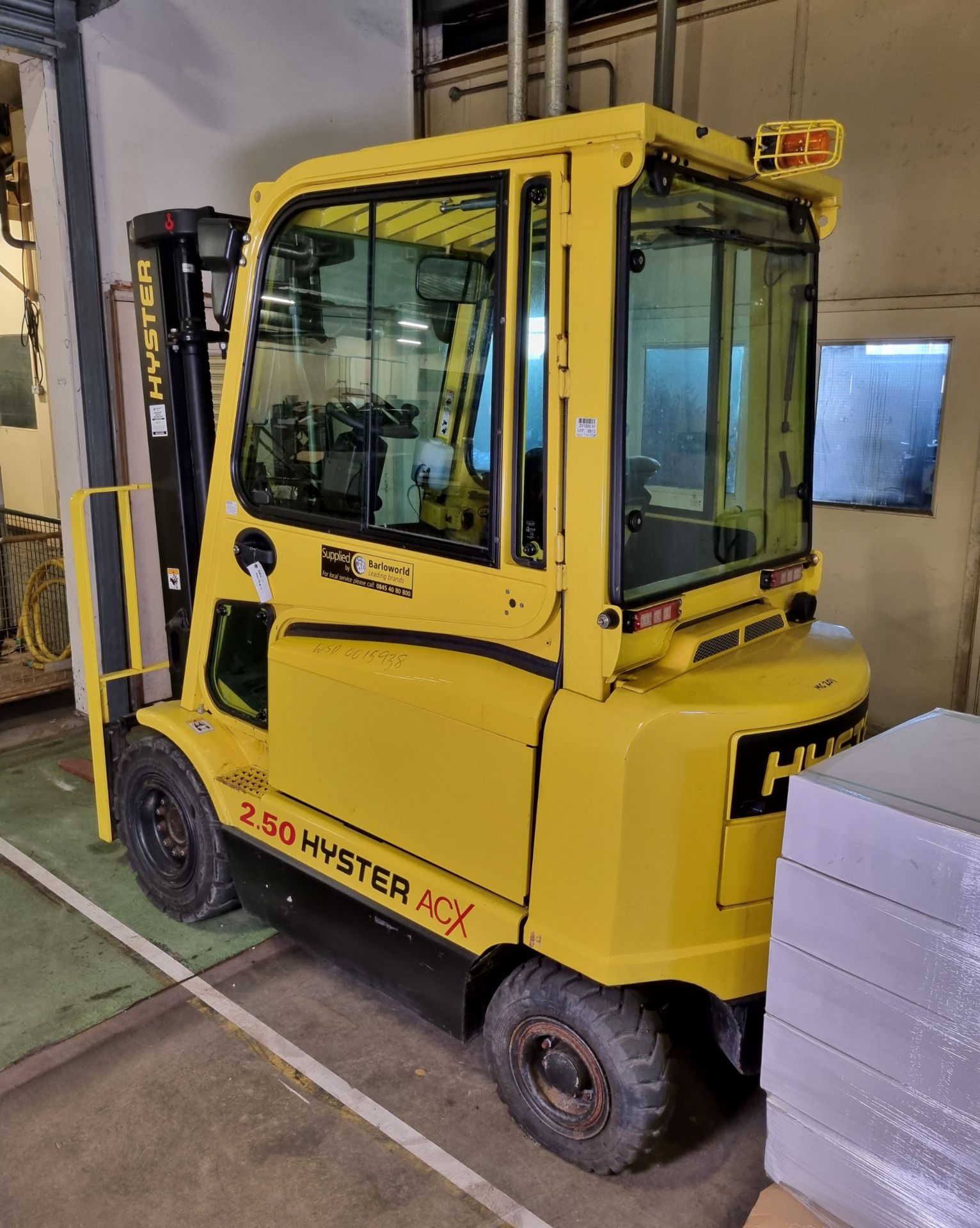 Hyster ACX J2.50XM-717 4-wheel electric forklift truck - full details in the description - Image 4 of 21