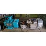 Bonfiglioli Riduttori BE80A4 electric motor, Brook Crompton A-DA80MB electric motor