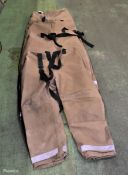 Trelleborg fire fighting trousers - size XL