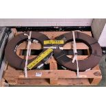 2x coils of Steel strapping reels - width: 25mm - length: approx 100m