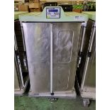 Burlodge RTS hot and cold tray delivery trolley - opens boths sides - W 800 x D 1100 x H 1500mm