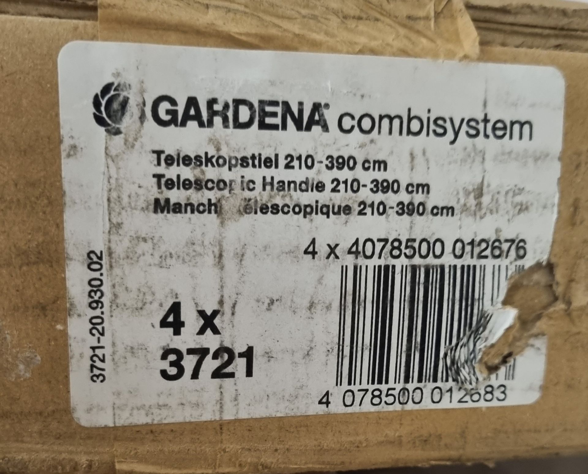 20x Gardena combisystem 210 - 390cm telescopic handles with 3193 hooped draw hoes - Bild 2 aus 7