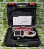 Megger MIT420/2 Cat IV insulation resistance tester with cables and storage case