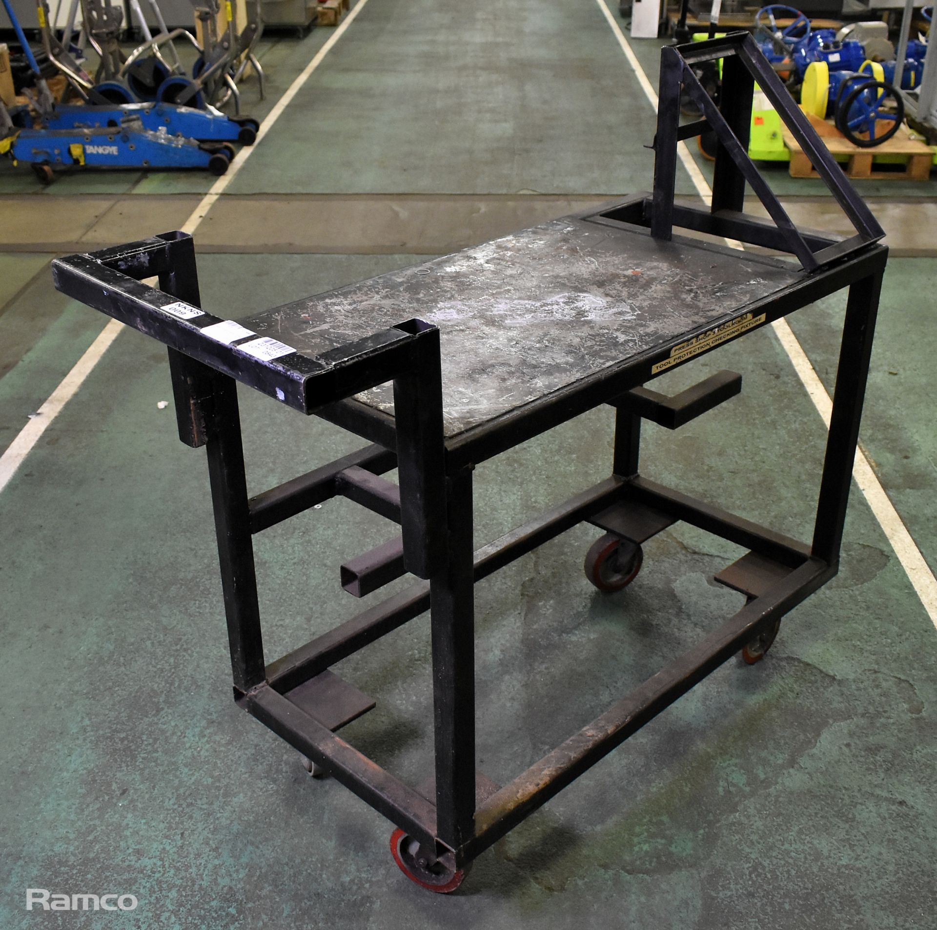 Metal mobile workshop trolley - W 1200 D 520 x H 1100 mm - Bild 2 aus 5