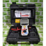 Megger MIT420 insulation and continuity tester with cables and storage case