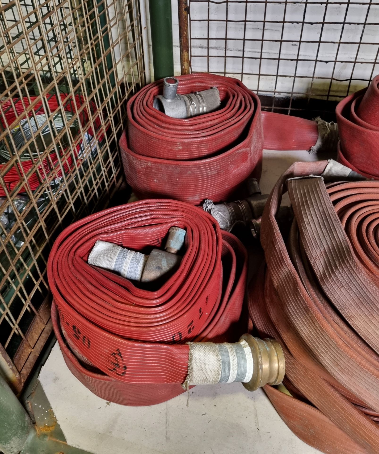 13x layflat hoses with couplings - assorted lengths - range approximately 2-20m - Image 5 of 7