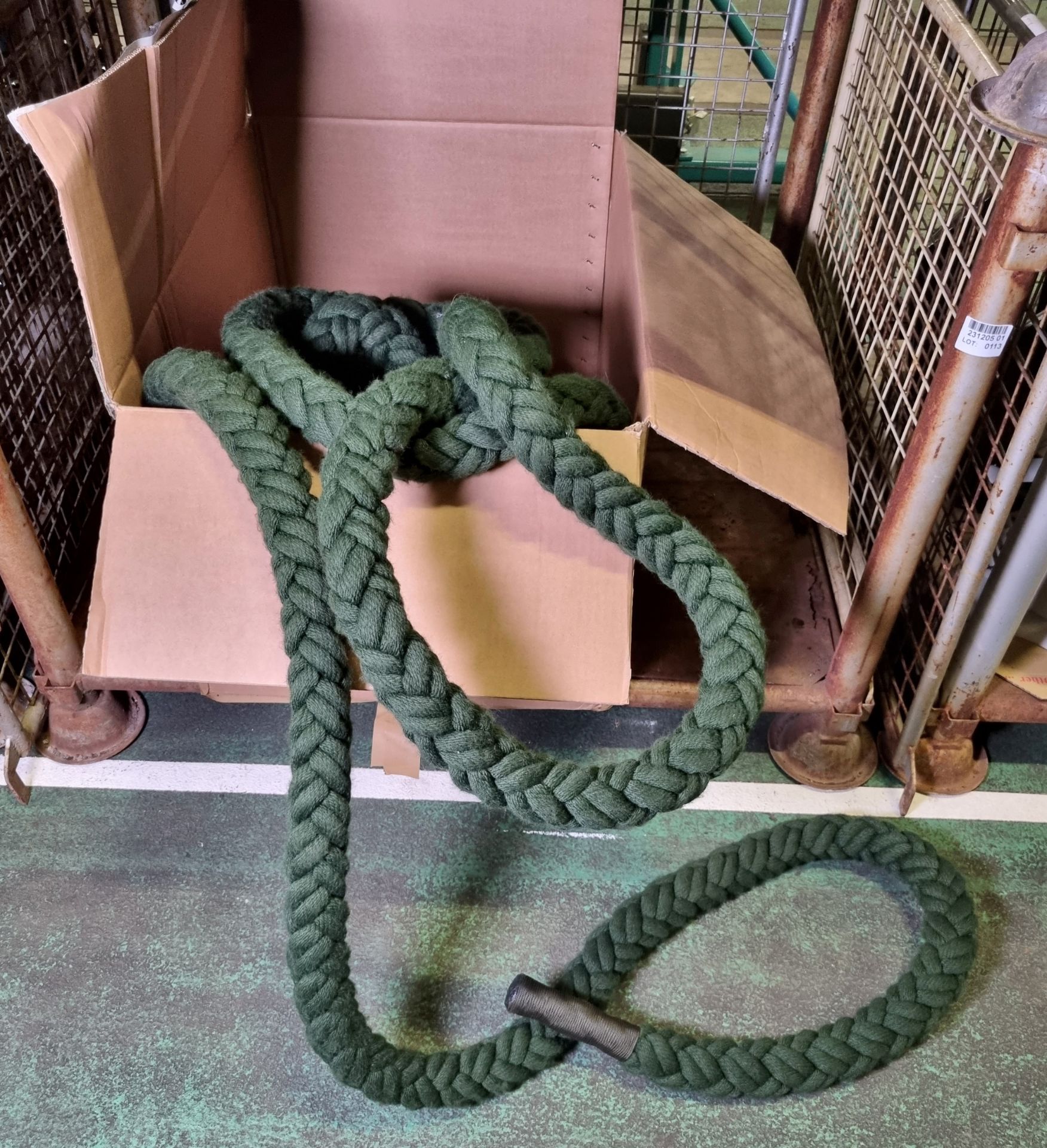 Heavy duty rope - dark green - 90ft - boxed - Image 2 of 2