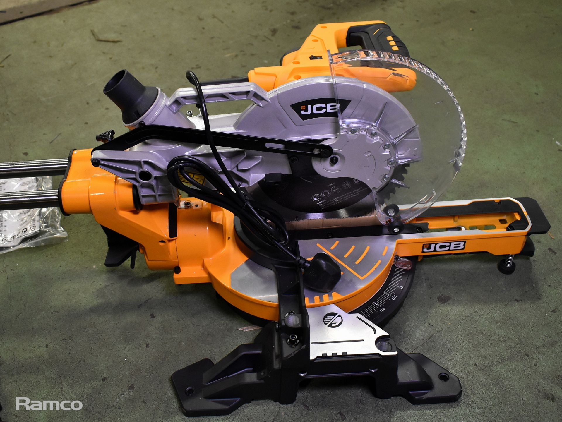 JCB cross cut sliding mitre saw - Image 6 of 8