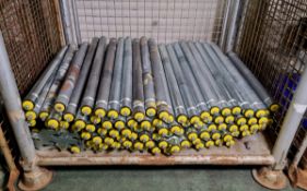 Conveyor belt rollers - 750mm and 920mm lengths - approx 90