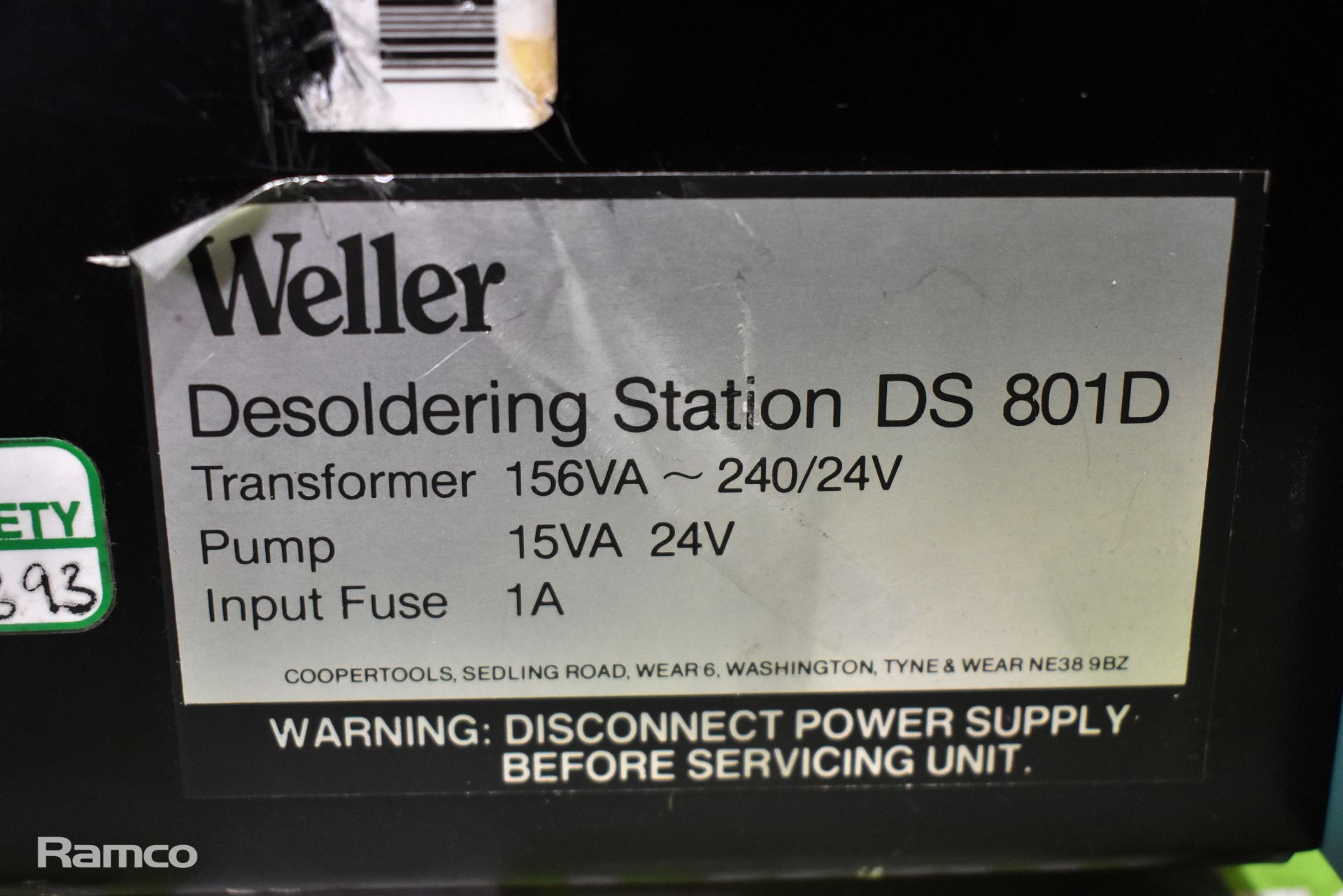 Weller DS 801 desoldering station - Image 6 of 7