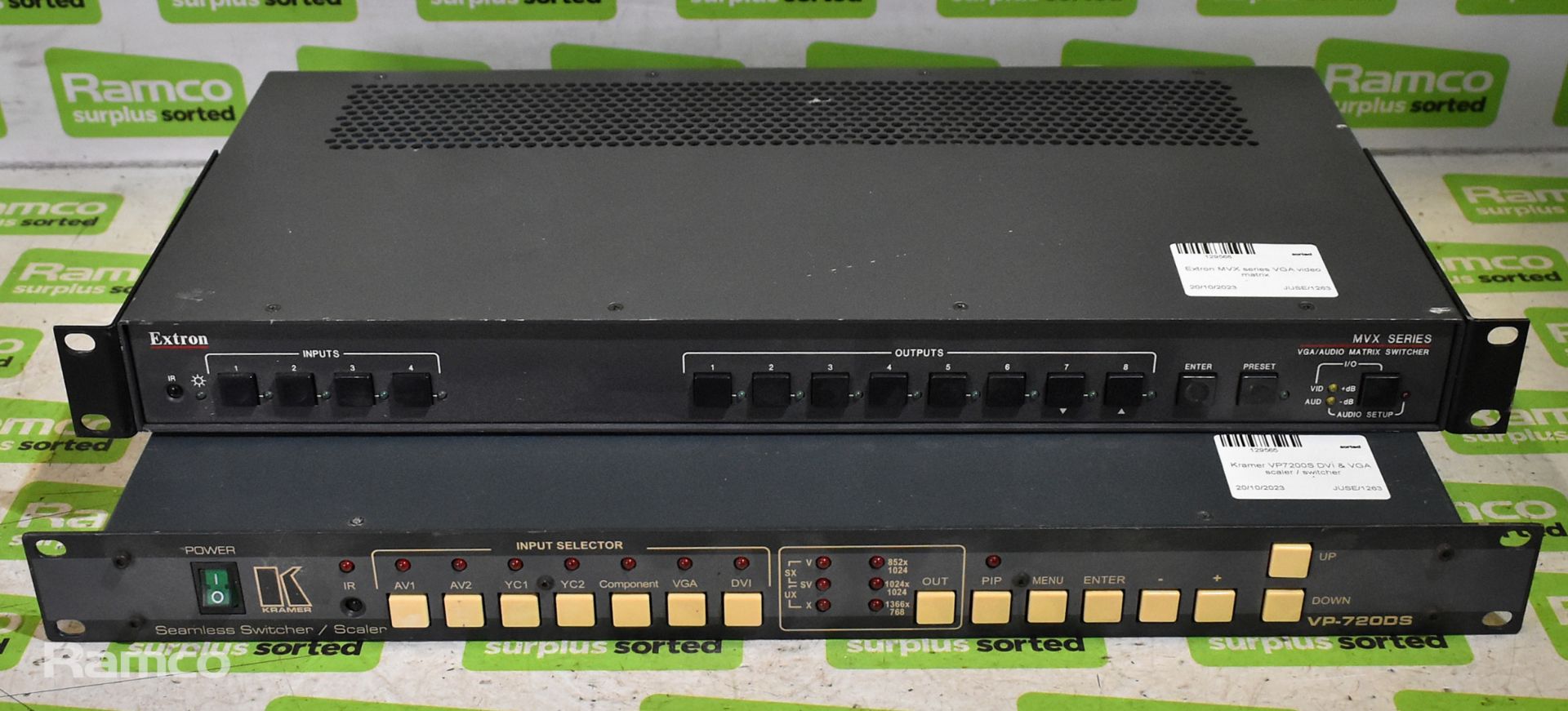 3x Dell poweredge R310 empty servers, Kramer VP7200S DVI & VGA scaler ...