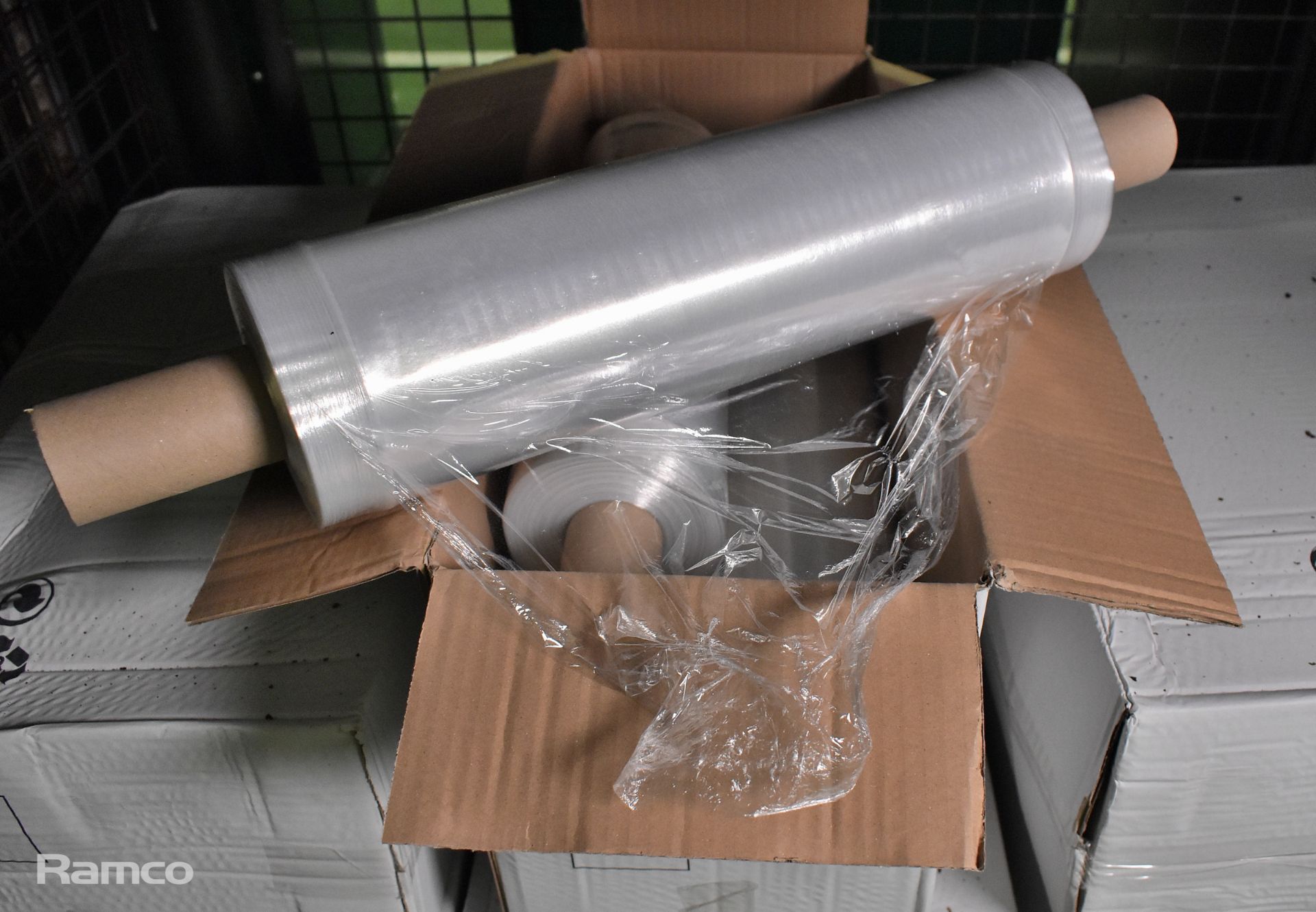 6x boxes of clear pallet wrap - width: 420mm - length: 900m approx - 6 rolls per box - Image 3 of 3
