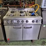 Falcon G3101 6 hob gas cooker - W 910 x D 860 x H 970 mm - AS SPARES OR REPAIRS