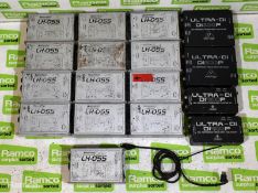 DI boxes - 13x LH055, 2x ultra DI600P, 1x ultra DI400p