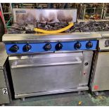 Blue Seal 6 burner gas oven - W 920 x D 850 x H 1000 mm