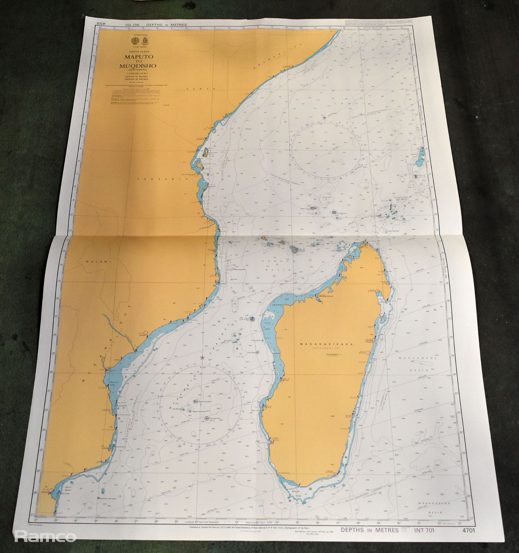 2x boxes of Sea charts - approx 50 per box - Bild 4 aus 14