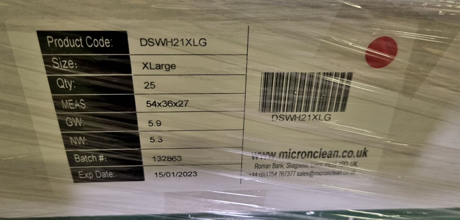 20x boxes of MicroClean SureGuard 3 - size X Large coverall with integral feet - 25 per box - Bild 3 aus 5