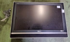 Sony Bravia KDL-V32A12U colour TV monitor - W 810 x D 150 x H 550 mm