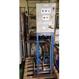 Dual water pump system - Electromotors Ltd Alpak induction motor D800 0.75 KW 220-240 V